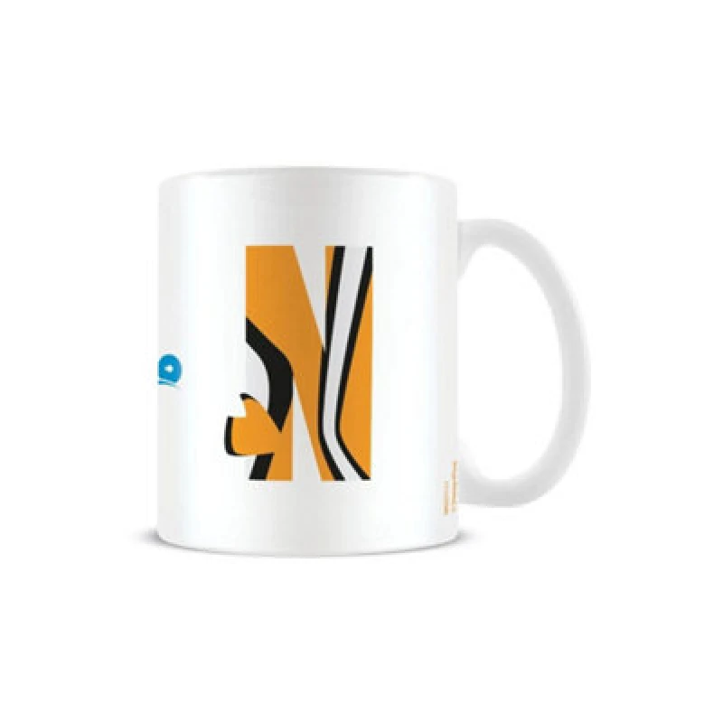 Image of Disney N Alphabet Mug in White White One Size Unisex 5063107773241