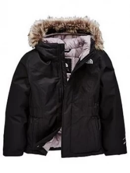 Image of The North Face The North Face Girls Greenland Cropped Parka Black Size 7 8 YearsS Women