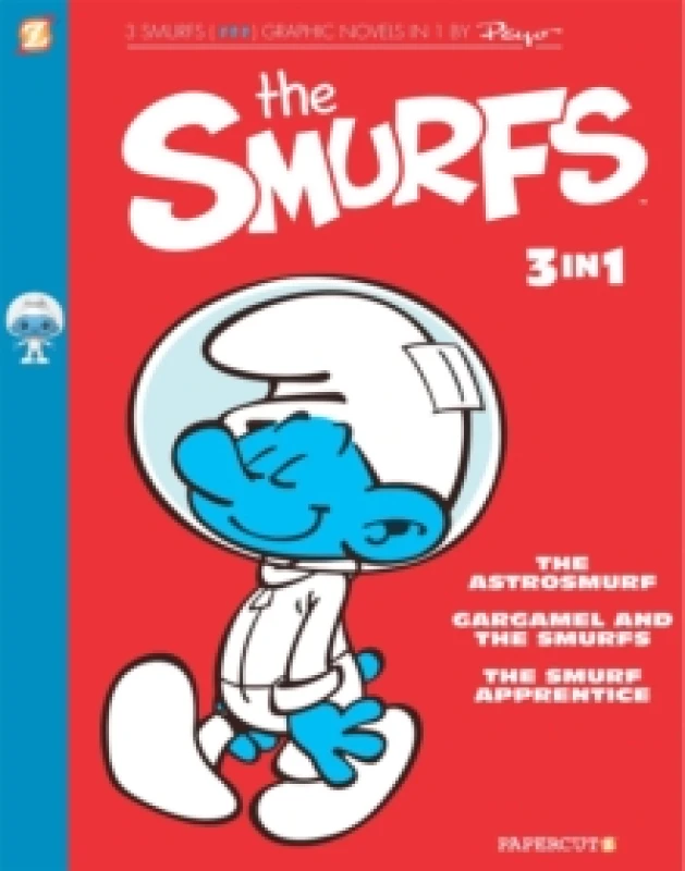 Image of smurfs 3 in 1 3 the smurf apprentice the astrosmurf and the smurfnapper 9781545803332