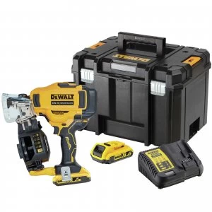 Image of DEWALT DCN45RN 18v XR Cordless Roofing Coil Nail Gun 2 x 2ah Li-ion Charger Case