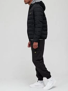 Image of Lyle & Scott Lightweight Padded Jacket - Black, Size L, Men