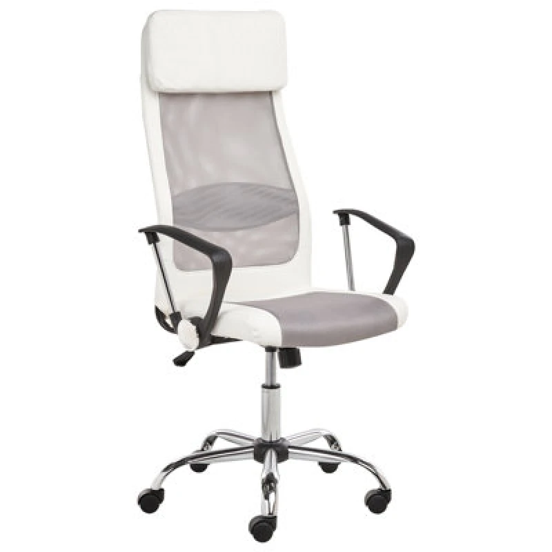 Image of Beliani Office Chair Pioneer Faux Leather White