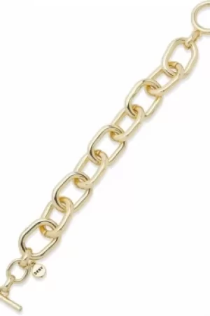 Image of DKNY Jewellery Gold Coloured Chain Link Flexible Bracelet 60558328-887