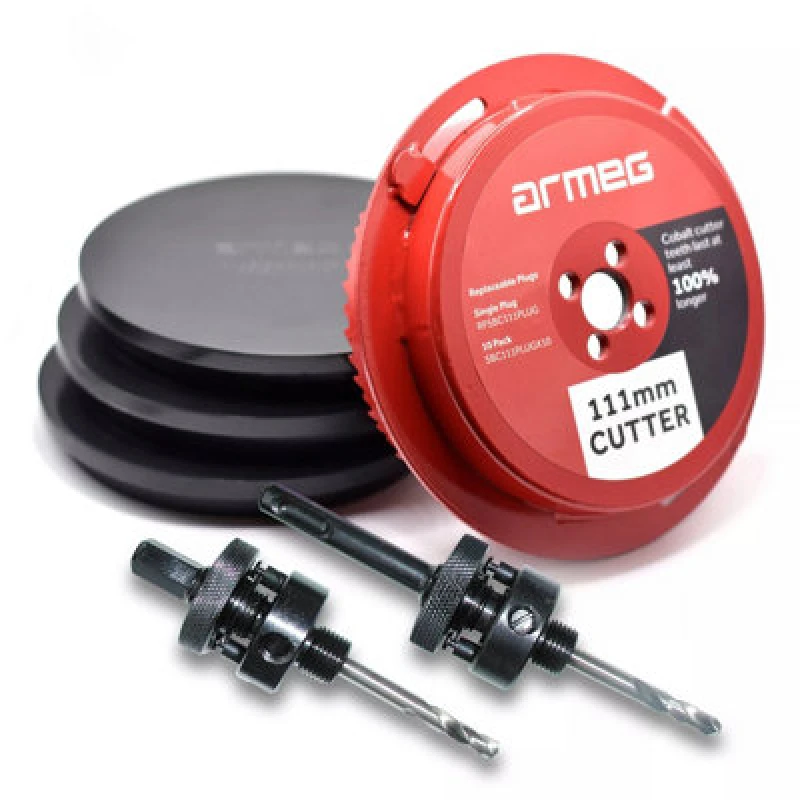 Image of Armeg 111mm Diameter Complete Solid Board Cutter Set SBC