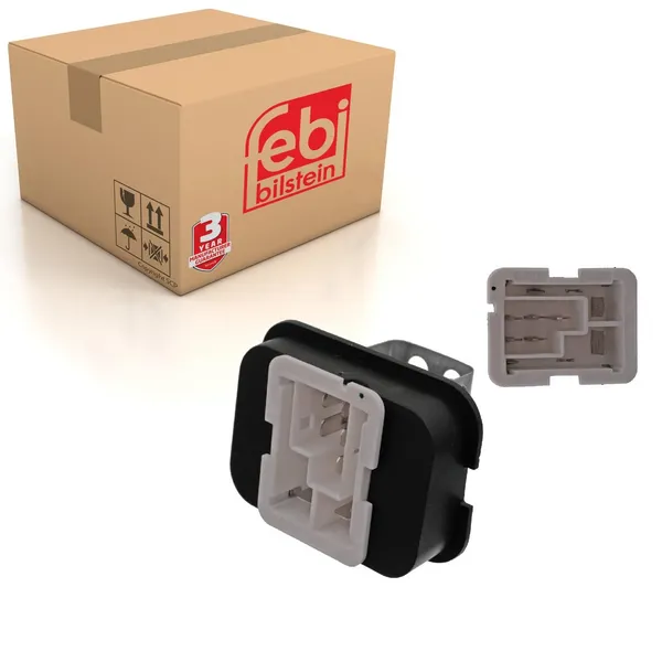 Image of FEBI BILSTEIN 100048 Resistor, interior blower VAUXHALL: Astra Mk5, Zafira Mk2, Astra Mk5 Sport Hatch, OPEL: Astra H Hatchback, Astra H Caravan Plasti