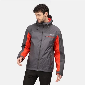 Image of Regatta Highton Waterproof Jacket - Rhino/CajunO