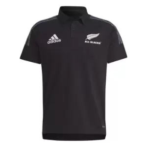 Image of adidas All Blacks Polo Shirt Mens - Black
