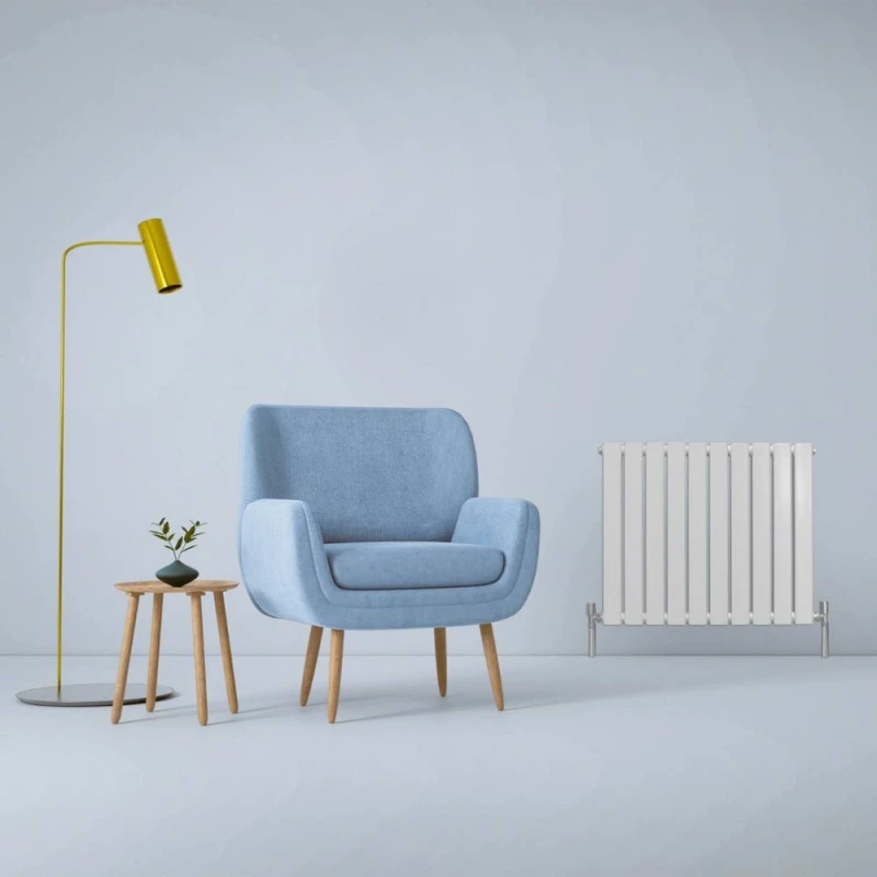 Image of Monstershop Designer Flat Panel Radiator Gloss White 600Mm X 700Mm 29598