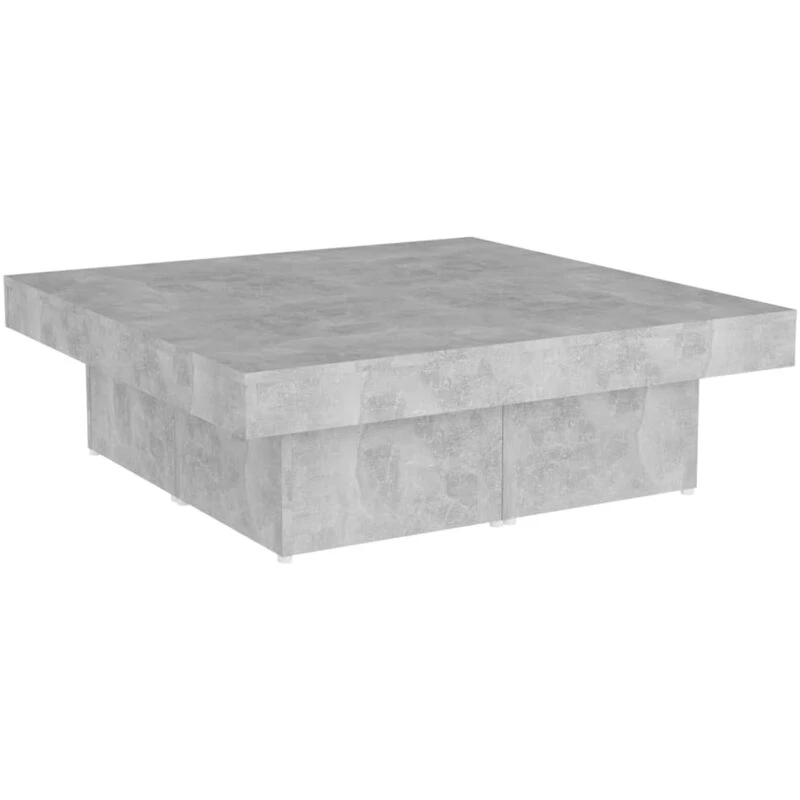 Image of VIDAXL Coffee Table Concrete Grey 90x90x28cm Engineered Wood Vidaxl 8720286561171