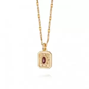 Image of January Birthstone 18ct Gold Plated Necklace BS01_GP