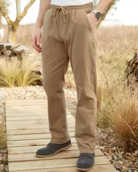 Image of Stretch Twill Pull-On Trousers 29" (74cm) inside leg