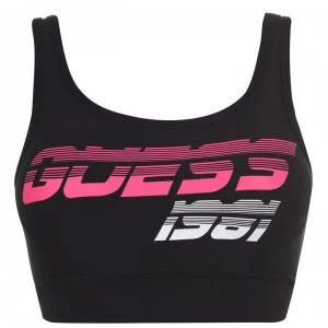 Image of Guess Active Hi Sports Bra - Black A996