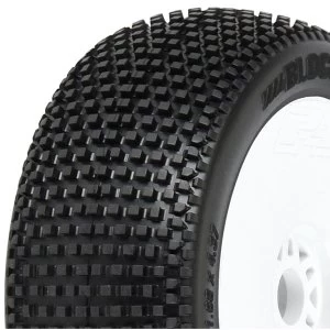 Image of Proline 'Blockade' S3 Premount Velocity V2 White Wheels (2)