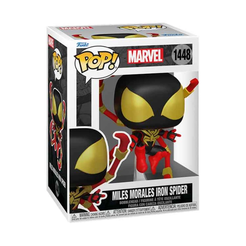 Image of AJ Toys & Books Funko POP Marvel: SP Comics - Miles Iron Spider