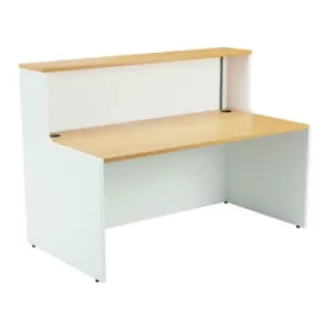 Image of Jemini Reception Unit 1660x890x1165mm Nova Oak/White KF816394