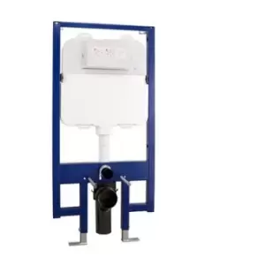 Image of Slimline 90mm WC Frame with Dual Flush Cistern