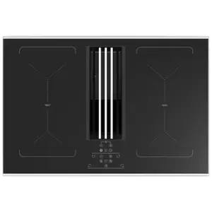 Image of Culina ICONFXP75DDS 77cm 4 Zone Flex Induction Venting Hob in Black