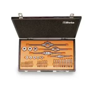Image of Beta Tools 446ASW/C36 36pc Whitworth Tap & Die Set (1/8-1/2") + Accessories