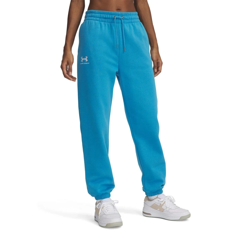 Image of Under Armour Under Essential Jogging Pants Womens Blue female 10 (S)
