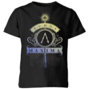 Image of Harry Potter Lumos Maxima Kids T-Shirt - Black - 5-6 Years