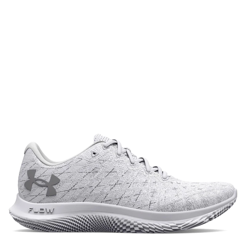 Image of Under Armour Flow Velociti Wind Reflect Camo Running Shoes White female 3 (36)