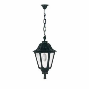 Image of Fumagalli Black Noemi Traditional Garden Lantern w/ Chain