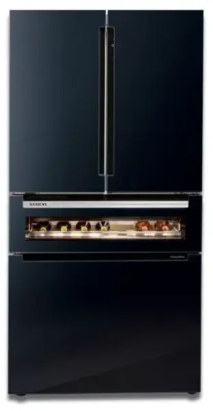 Image of Siemens iQ700 KF96RSBEA 572L Frost Free American Style Fridge Freezer