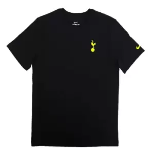 Image of Tottenham 2021-2022 Travel Tee (Black)