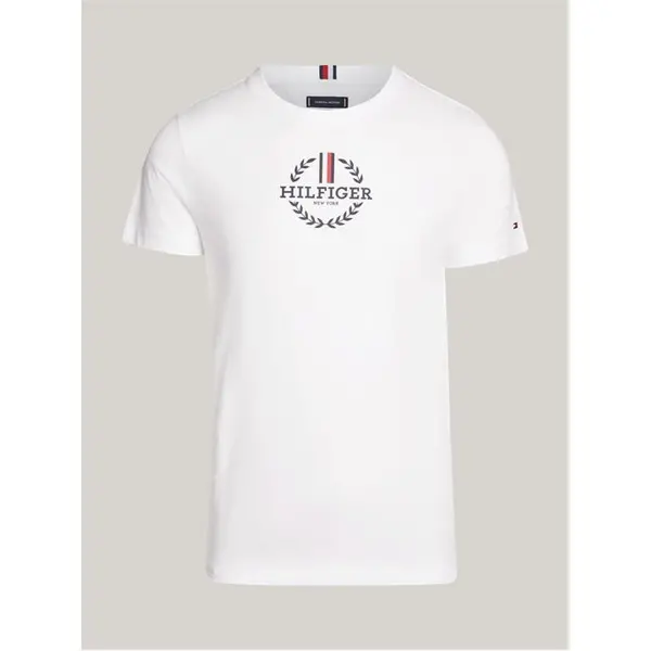 Image of Tommy Hilfiger Global Stripe T Shirt - White S