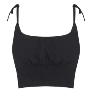 Image of SoulCal Linen Blend Bralette Womens - Black
