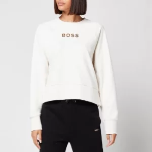 Image of Hugo Boss Elia Gold Sweatshirt White Size L Women