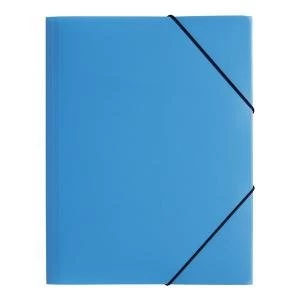 Image of Pagna A4 Elasticated Folder Light Blue Pack of 10 2161313