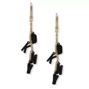 Image of Ladies DKNY Jewellery PE DKNY LINEAR GLD/BLACK