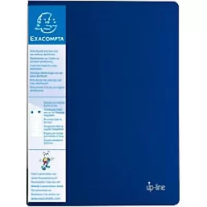 Image of Exacompta Display Books PP A4, 20 Pkts, Blue, Pack of 12