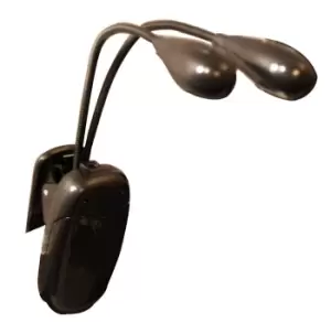 Image of Music Stand Light Clip-On With Dual LED Lamps