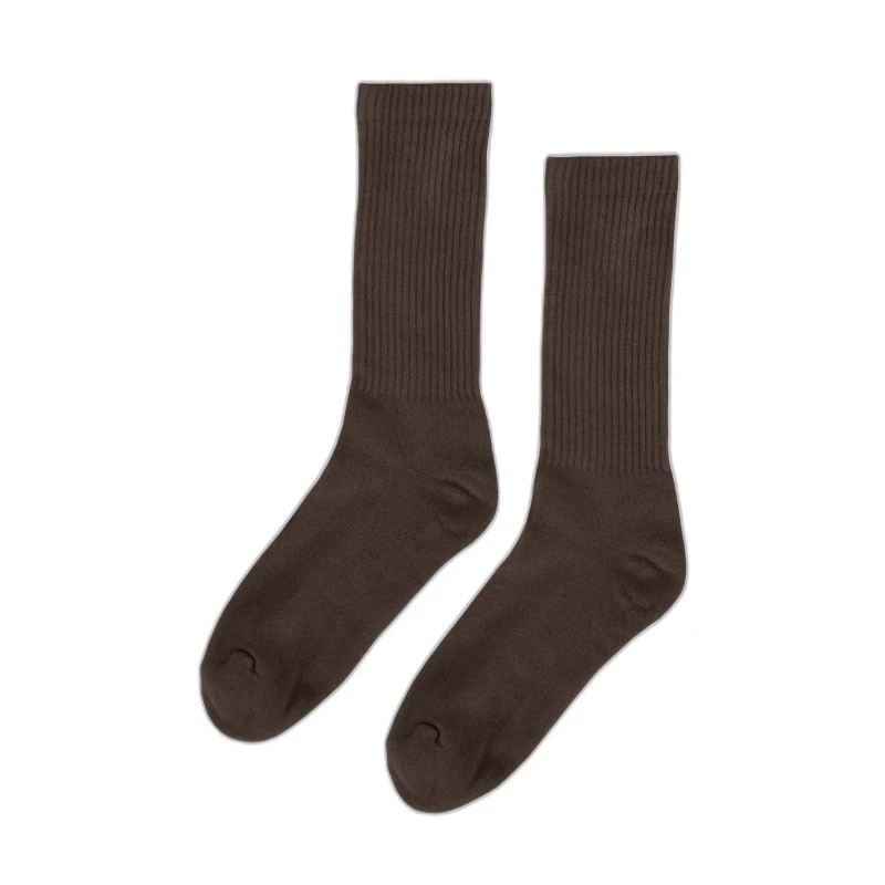 Image of Colorful Standard Football Socks Colorful Standard Organic Active Coffee Brown Marron Unisex 41/46