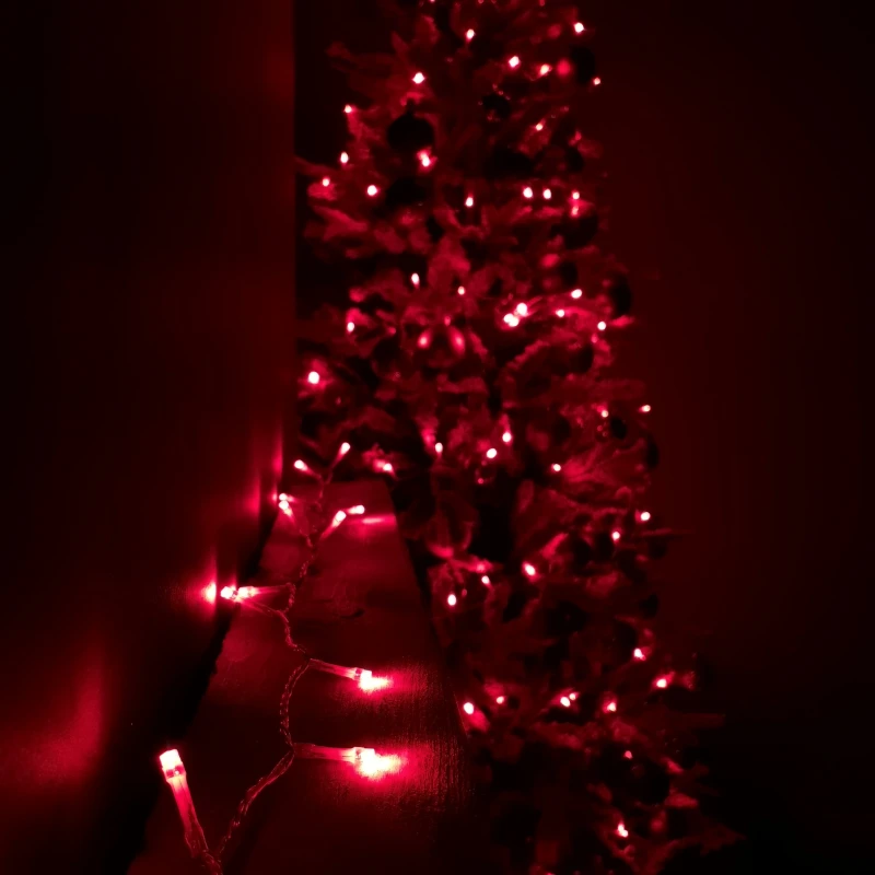 Image of 16m 200 LEDs Indoor Outdoor Supabrights Christmas Lights in Red with Timer