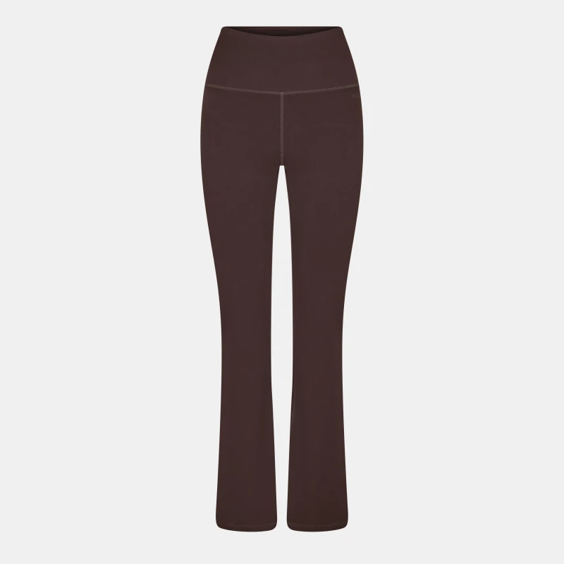 Image of USA Pro Flare Legging Womens Espresso female 8 (36)