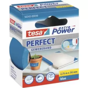Image of tesa PERFECT 56343-00036-03 Cloth tape tesa extra Power Blue (L x W) 2.75 m x 38mm