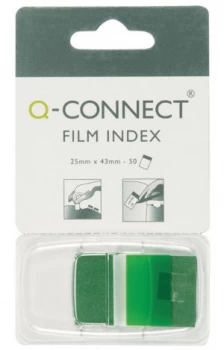 Image of Q Connect Page Marker 1" 50 Shts Green