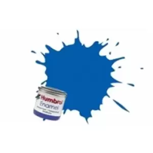 Image of Enamel Paint 14ml No 14 French Blue - Gloss - Humbrol