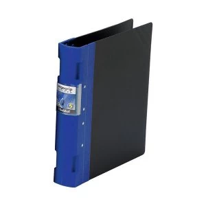 Image of Guildhall GLX Ergogrip Binder Capacity 400 Sheets 4x 2 Prong 55mm A4 Blue Pack 2