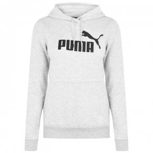 Image of Puma Logo Ladies Hoody - Grey