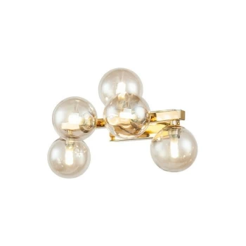 Image of Maytoni Lighting - Dallas Wall Lamp Gold, 5 Light, G9