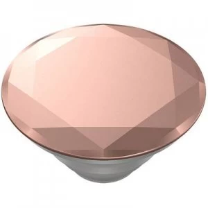 Image of POPSOCKETS Metallic Diamond Rose Gold Mobile phone stand Rose, Metallic