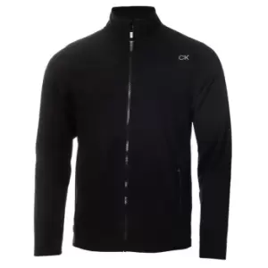 Image of Calvin Klein Golf Zip Fleece - Black