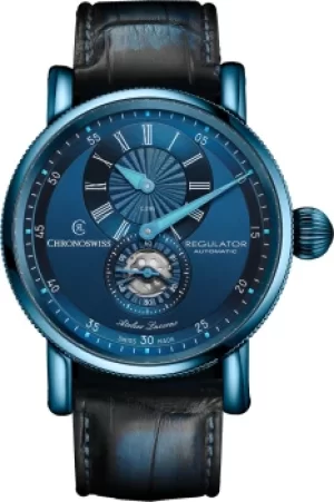 Image of Chronoswiss Watch Regulator Classic Blue Steel