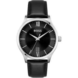 Image of Mens BOSS Elite Black Watch