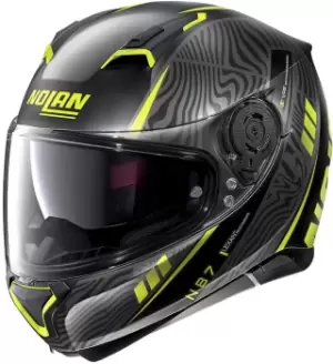 Image of Nolan N87 Sioux N-Com 106 Black Yellow M