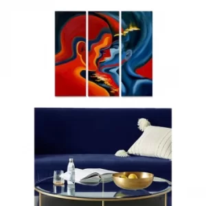 Image of MDF560457310 Multicolor Decorative MDF Painting (3 Pieces)